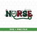 Spruce up your holidays with this Nurse Christmas bundle. Includes Santa Nurse Svg & Png Sublimation files for easy printing. Great for decorating, crafting, or gifting. High-quality professional results guaranteed.