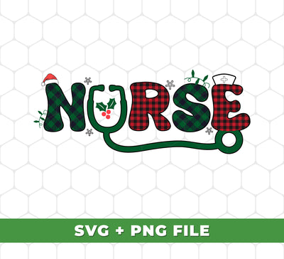 Spruce up your holidays with this Nurse Christmas bundle. Includes Santa Nurse Svg & Png Sublimation files for easy printing. Great for decorating, crafting, or gifting. High-quality professional results guaranteed.