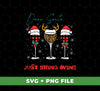 Satisfy your holiday cheer with this festive digital design. Each high-quality SVG and PNG file is perfect for modernizing your Christmas decor, making custom apparel and mugs, and creating other festive decorations. Spread the joy this year with Dear Santa, Just Bring Wine,Caro Pattern, My Christmas, Trendy Xmas, Svg Files, and Png Sublimation.