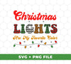 Make your Christmas decorations stand out with the Christmas Lights Are My Favorite Color, Caro Xmas, Trendy Xmas, Svg Files, and Png Sublimation set. With these five files, you'll have everything you need for a creative and trendy Christmas look that will have your guests impressed!