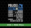 This Police Officer Hourly Rate collection includes Svg Files, Png Sublimation, and the best of police officer content. These professionally-crafted files are designed to provide an entertaining and memorable experience for any police officer.