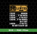 This set of files includes five designs for lawyers: Lawyer Hourly Rate, Funny Lawyer, Best of Lawyer, Svg Files, and Png Sublimation. Each file is ready to use for professional or personal use, giving you the flexibility to create high-quality products in a fraction of the time.