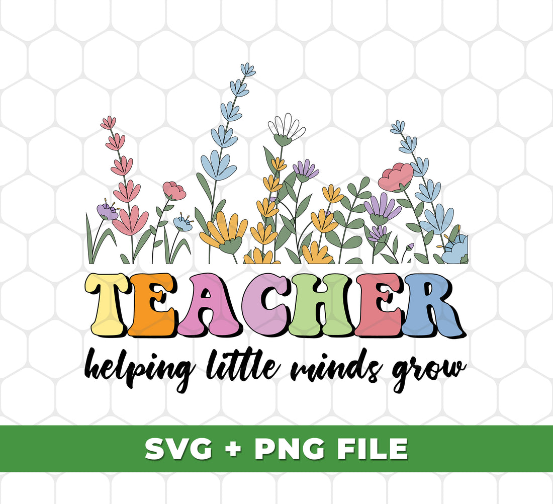 Introducing Teacher Helping Little Minds Grow – the perfect SVG and PNG files for your teacher appreciation gifts. Each set includes four detailed graphics and images that are perfect for sublimation. Bring the beauty of nature to your teacher appreciation gifts with this wonderful collection.