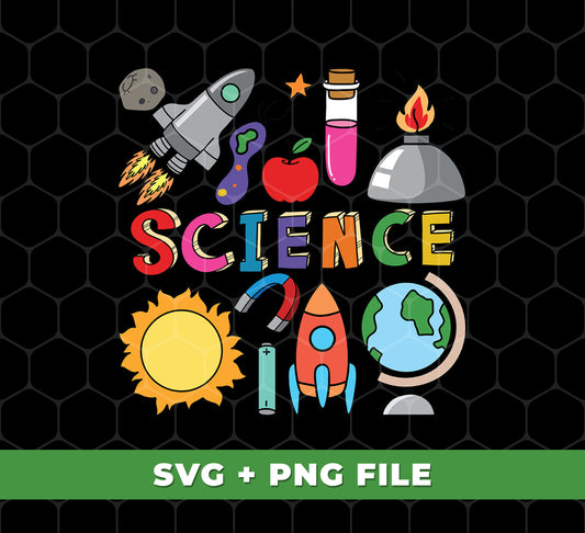 Science Lover, Back To School, Student Gift, Digital Files, Png Sublimation