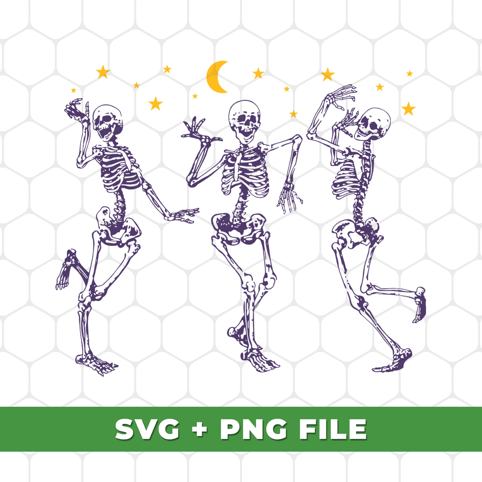 Happy Halloween, Halloween Night, Retro Skeleton, Digital Files, Png Sublimation