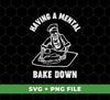 Having A Mental Bake Down, Chef Halloween, Digital Files, Png Sublimation