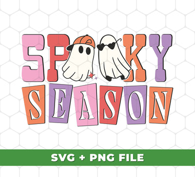 Spooky Season, Youth Boo, Funny Boo Halloween, Digital Files, Png Sublimation