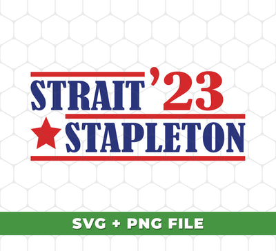 Enjoy Strait'23 Stapleton Country Concert as Chris Stapleton performs in digital files and PNG sublimation. Get ready for an unforgettable show with this unique, high-quality product.