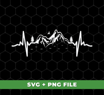 Heartbeat Mountain, Retro Mountain, Retro Heartbeat, and Png Sublimation Digital Files provide the perfect combination of style and convenience. These products are designed for ease of use and feature an array of benefits including high-quality images, customizable options, and fast delivery. Get your unique digital file today!
