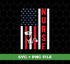 Show your Nurse pride with this collection of digital files. Featuring America Flag, Nurse Lover, America Nurse, and My Nurse designs in Png Sublimation, these files will help you create a one-of-a-kind project.