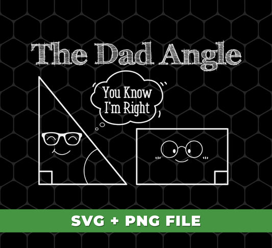 This digital file is the perfect Father's Day gift. The Dad Angle design includes a math pun, teacher dad design and a geometric dad design. You will receive a digital file of .png sublimation ready to print. Surprise him and get creative with something special.