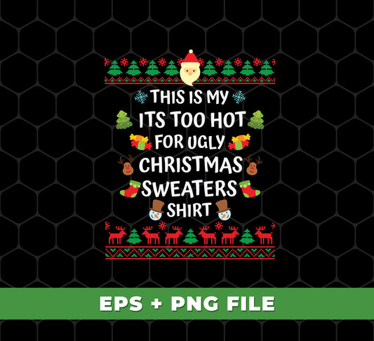 This set of digital files comes with 4 PNG Sublimation designs for your Christmas crafting and decorating projects. Enjoy festive Santa patterns to make your home, gifts, and apparel look merry and bright.