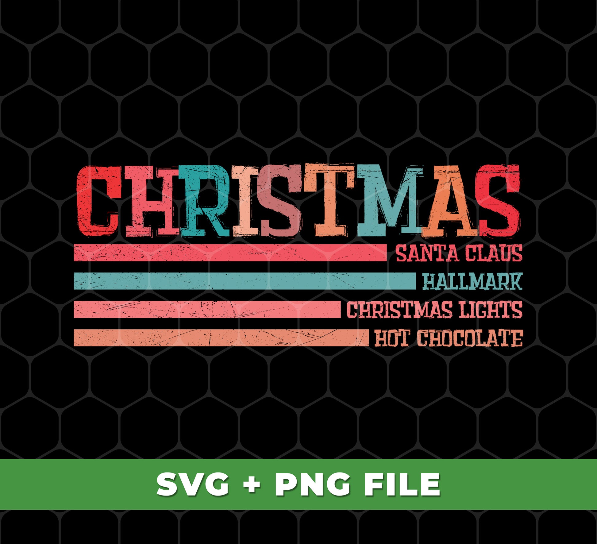 Celebrate the Christmas season with these high-resolution digital files featuring a vintage style Santa Claus and "Merry Christmas" greeting. Great for sublimation projects, each PNG file is optimized for high-quality printing.