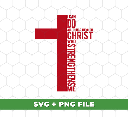 This premium high resolution digital file collection, which includes I Can Do All Things Through Christ Who Strengthens Me PNG Sublimation, is perfect for creating customized apparel, mugs, banners, and more. Its versatile features make it the perfect choice for all of your creative needs.