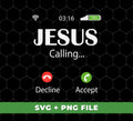 Discover this unique Pastor gift featuring a call from Jesus on a phone screen! Our digital files are in PNG Sublimation, so you can print the perfect gift for an inspirational Pastor in your life.