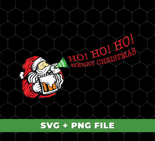 Celebrate the holidays in style with our "Ho Ho Ho, Drunk Santa" digital files! This trendy design features a tipsy Santa Claus enjoying a cold beer, sure to bring a smile to anyone's face. Perfect for sublimation projects, this design is a must-have for any Christmas celebration.