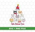 Celebrate Christmas in style with our Catmas Tree design! This Merry Catmas print features a cute cat wearing a trendy Christmas outfit. It's the perfect addition to your holiday decor. Our digital files come in PNG format for easy sublimation printing. Spread the festive cheer with this purrfect design.