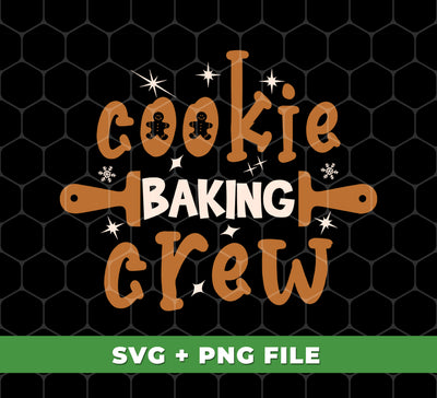 Become a part of the trendiest Cookie Baking Crew this Christmas with our Merry Christmas themed digital files. These png sublimations can take your baked goods to the next level and make your holiday treats stand out. Join the crew and bring some trendy cheer to your kitchen this season!