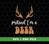 "Become one with nature with these digital files of Deer Horn Png Sublimations. With Deer Is Here and I Am A Deer features, Pretend I'm A Deer transforms your space into a tranquil escape."