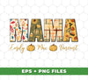 Celebrate Thanksgiving with personalized flair! Our "Thanks For Mama" design includes customizable names and digital PNG files for high-quality sublimation. Show Mama some love this holiday with a unique and heartfelt gift. Happy Thanksgiving from our family to yours.