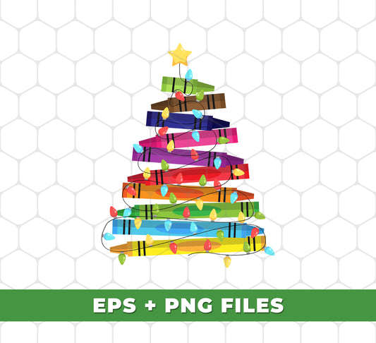 Create colorful and festive holiday decorations with our Crayon Xmas Tree! This unique Crayon-mas Tree features a light line design for a modern twist. With digital files and PNG sublimation, easily customize and print your own tree for a personalized touch. Perfect for all your Christmas crafting needs.