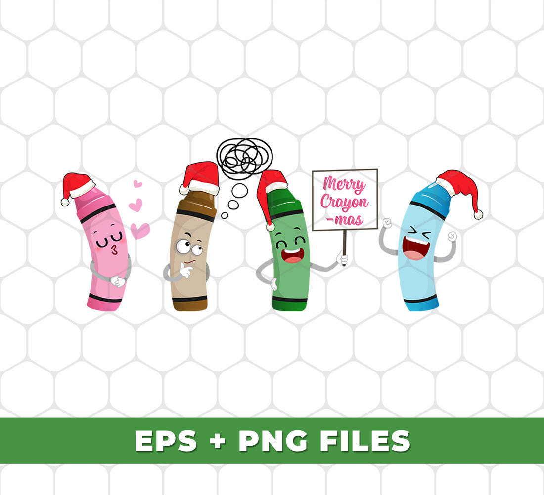 Celebrate Christmas with the Merry Crayon-mas collection. Join the Crayon Crew in their funny and love-filled Xmas adventures, featuring trendy designs and high-quality digital files for Png sublimation. Perfect for a fun and playful holiday season!