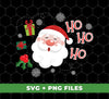 Cute Santa Claus, Ho Ho Ho Santa, Love Funny Santa, Trendy Christmas, Digital Files, Png Sublimation