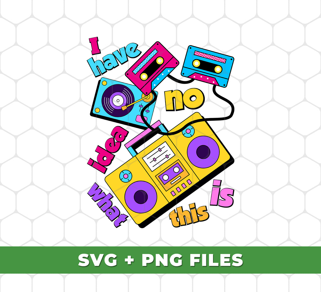 "Relive the nostalgia of the 90s with our Love Cassette featuring a unique design of I Have No Idea What This Is. Perfect for 90s Lovers, this digital file is optimized for sublimation and comes in PNG format for easy use. Add a touch of retro to any project or design with this must-have item."
