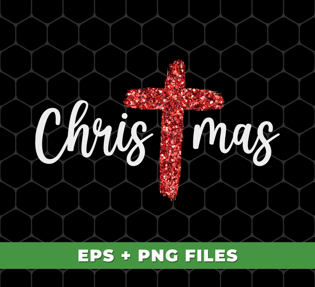 "Add some sparkle to your holiday gifts with these Red Glitter Christmas digital files! Perfect for the trendy Christian pastor in your life, these png sublimation files make a thoughtful and unique gift. Spread some holiday cheer with this festive design."