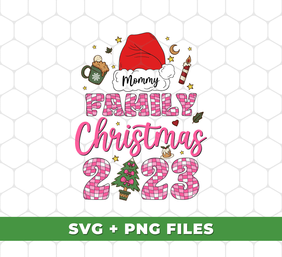 Celebrate the holiday season with our Family Christmas 2023 collection. Show your love for your family with our Pinky Xmas design, available in high-quality digital files for sublimation. Perfect for creating personalized gifts and decorations. Spread love and joy this Christmas with our versatile png designs.