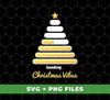 Christmas Tree, Golden Xmas Tree, Loading Xmas Tree, Digital Files, Png Sublimation