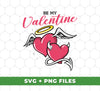 Be My Valentine, Heart Couple, Cupid Lover, Love Angle, Digital Files, Png Sublimation