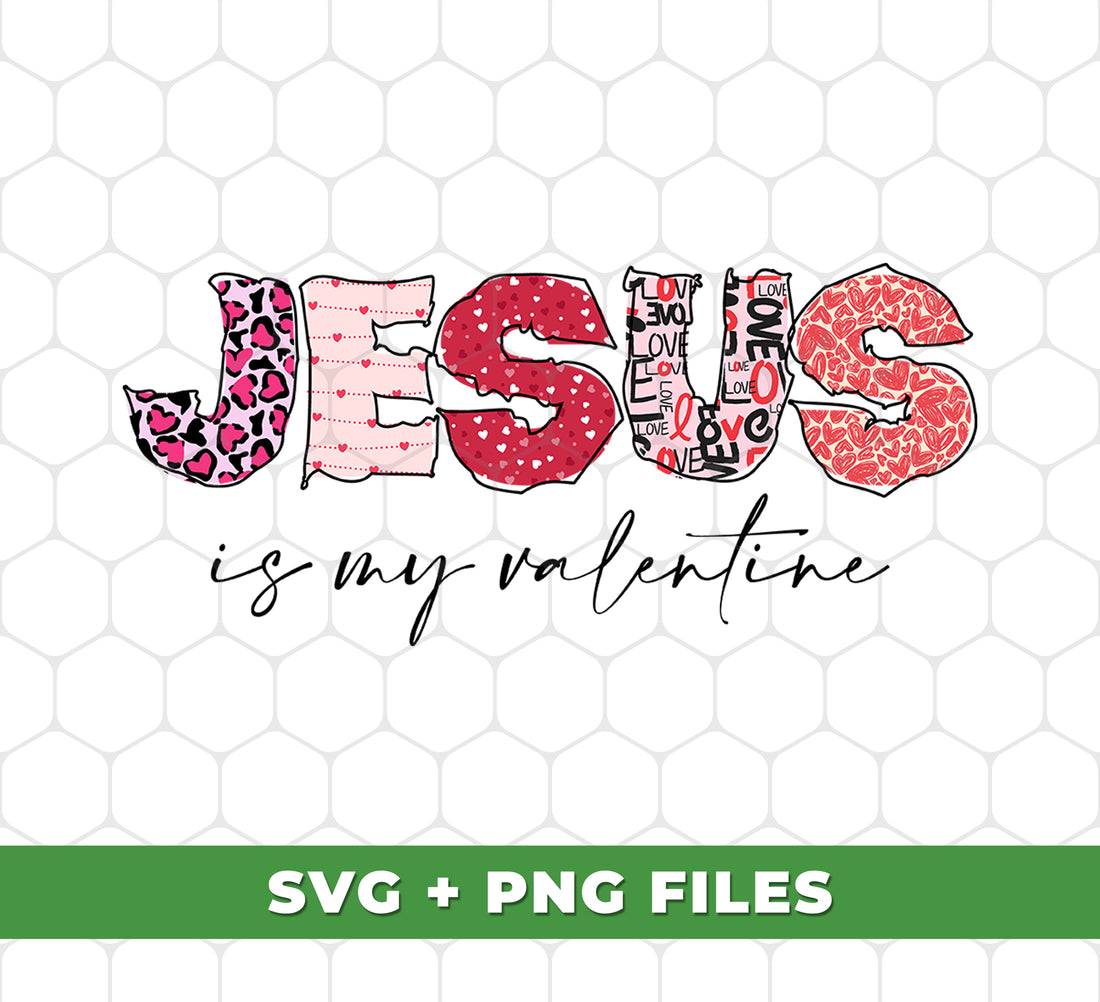 Show your love for Jesus with our "Jesus Is My Valentine" digital files. This Valentine pattern is perfect for any Christian who wants to celebrate their faith on this special day. Our high-quality PNG sublimation ensures a clear and crisp design that represents your love for Jesus.