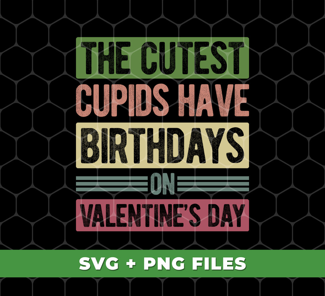 This Valentine's Day, celebrate with The Cutest Cupids! This digital file set includes Png Sublimation images for Cupid Birthday parties. Perfect for creating a unique and personalized celebration.