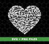 Video Game In Heart, Playstation Game Silhouette, Digital Files, Png Sublimation