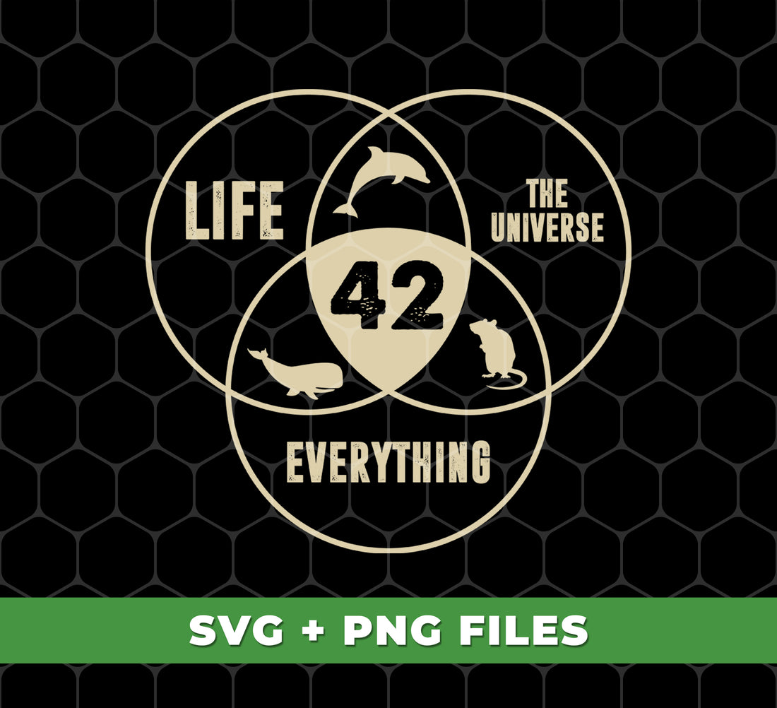 Discover the true meaning of life with "42 Is Everything", a collection of digital PNG files that explore the depth of the universe and everything in it. Unlock secrets and insights with this expertly crafted compilation.