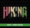 Hiking Lover, Retro Hiking, Hiking Silhouette, Love To Hiking, Digital Files, Png Sublimation