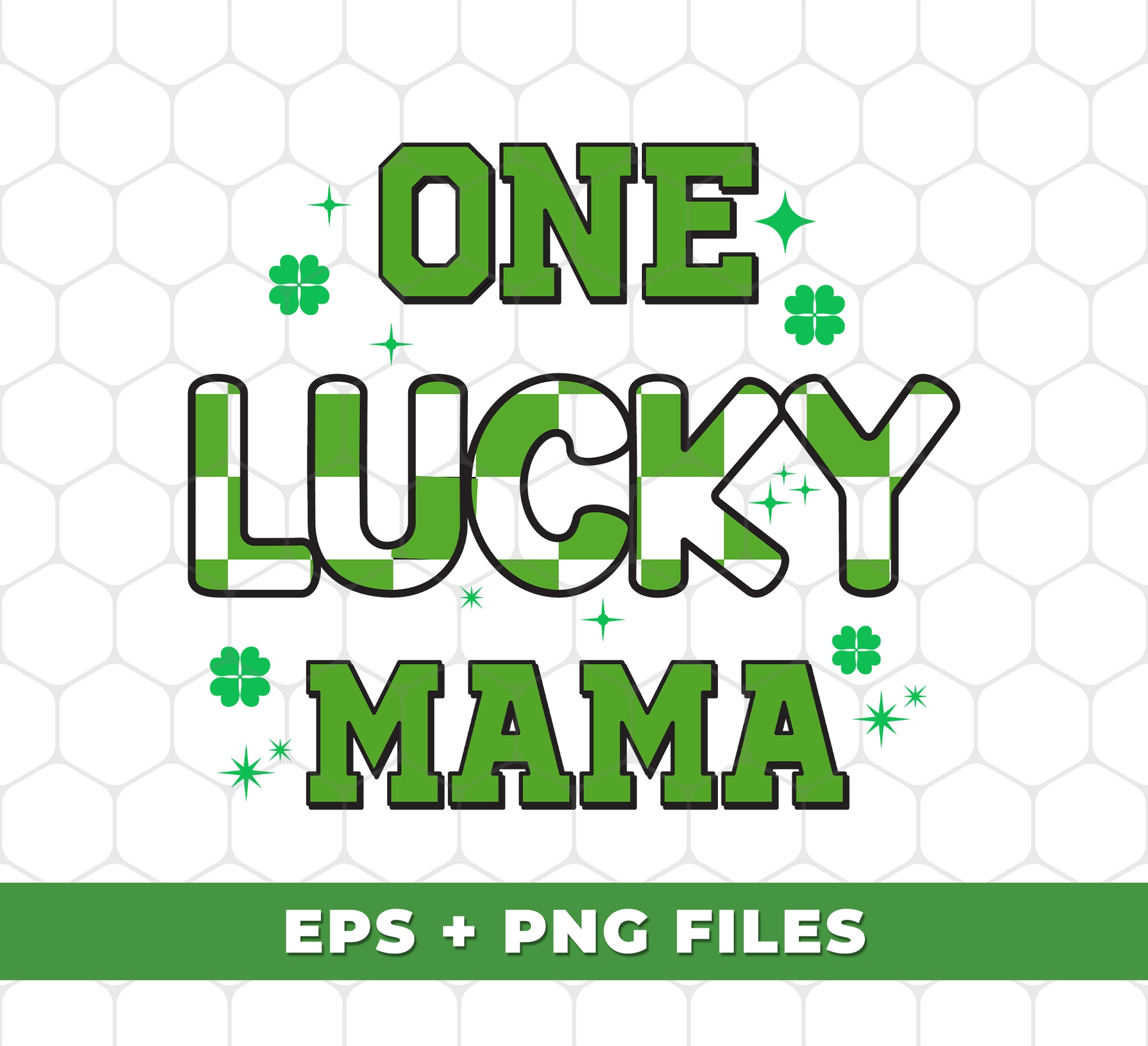 Celebrate Mom with this One Lucky Mama Mother's Day Gift. Show her some love and appreciation with our high-quality digital files, perfect for sublimation. Let her know she's one Lucky Mama with this special design. Professionally crafted for any mother to enjoy!