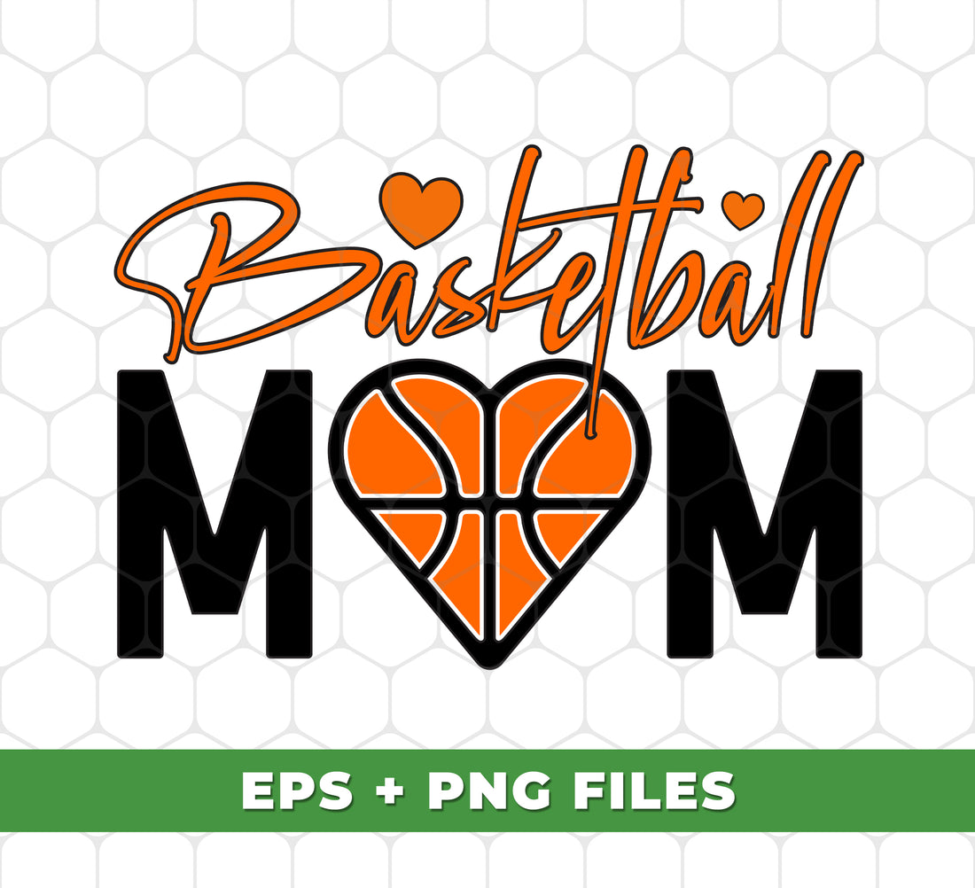 This digital file bundle is perfect for the basketball mom who loves the sport as much as she loves her kids. Share your passion with the world with these sublimation-ready designs featuring "Basketball Mom," "Love Basketball," "Love Mom," and "Basketball Lover." Get them in PNG format for easy use and customization.