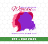 Inspire Inclusion Woman, International Woman's Day, Digital Files, Png Sublimation