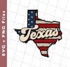 Texas State, Retro America, Retro Texas, Cowboy Style, Svg Files, Png Sublimation