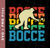 Retro Bocce, Bocce Ball, Bocci Ball, Vintage Boccie, Svg Files, Png Sublimation