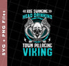 Axe Swinging, Head Drinking Town Pillaginc Viking, Svg Files, Png Sublimation