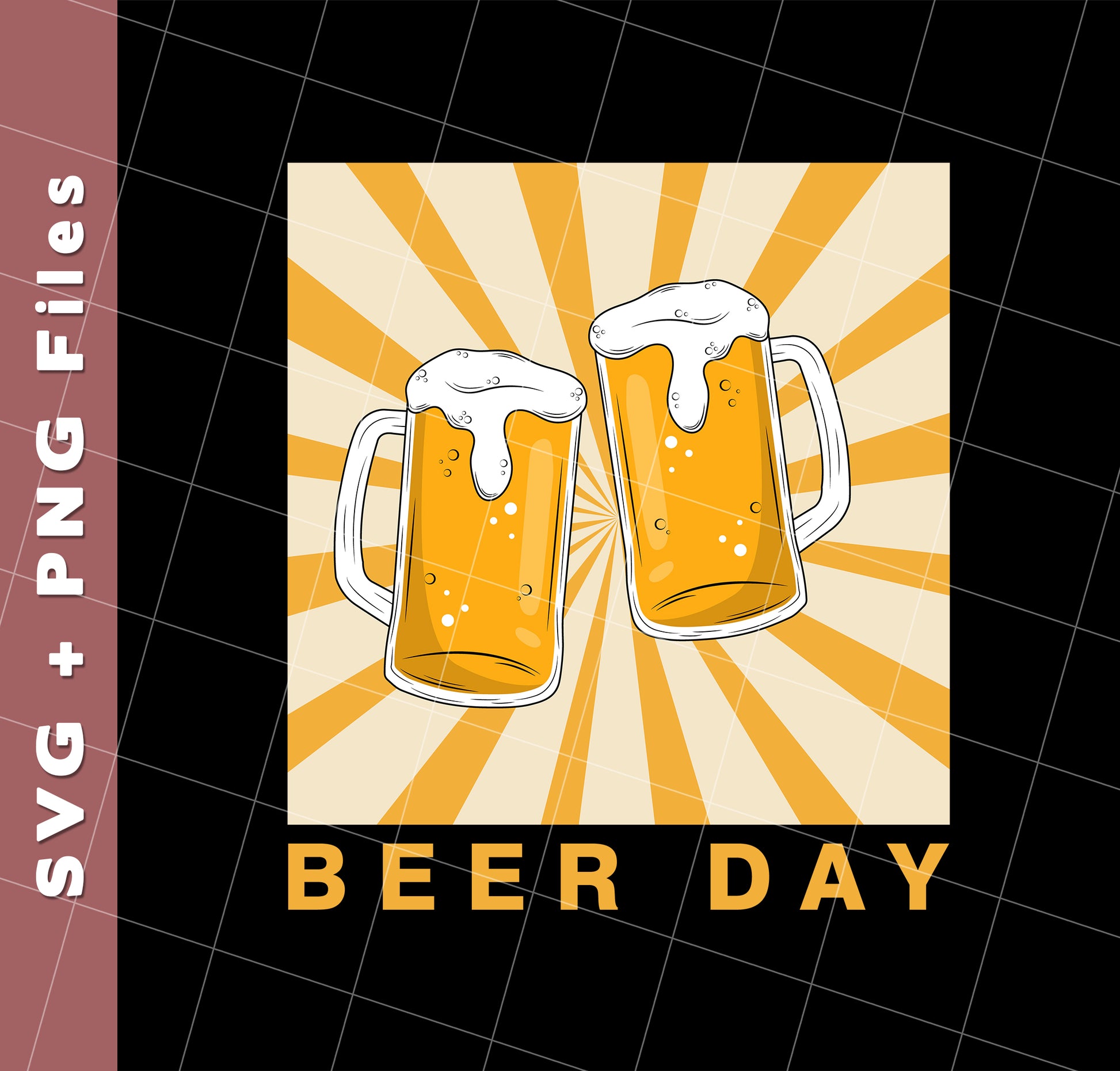 Beer Day, Best Beer Ever, Retro Beer, Beer Vintage, Svg Files, Png Sublimation