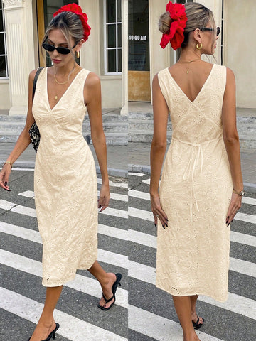 Step into vacation mode with this Sage Green Hollow-Out Embroidery Dress! Its delicate cut-out details and charming embroidery bring a breezy, playful vibe perfect for sunny days and casual strolls. Lightweight and effortlessly stylish, it’s your go-to dress for relaxed adventures and laid-back fun.