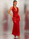 Introducing the Scarlet Seduction dress, designed for sexy and elegant parties. This off-shoulder mermaid dress flatters your curves while adding a touch of seduction to your look. Made for the confident and stylish woman, it's perfect for making a statement and turning heads at any event.