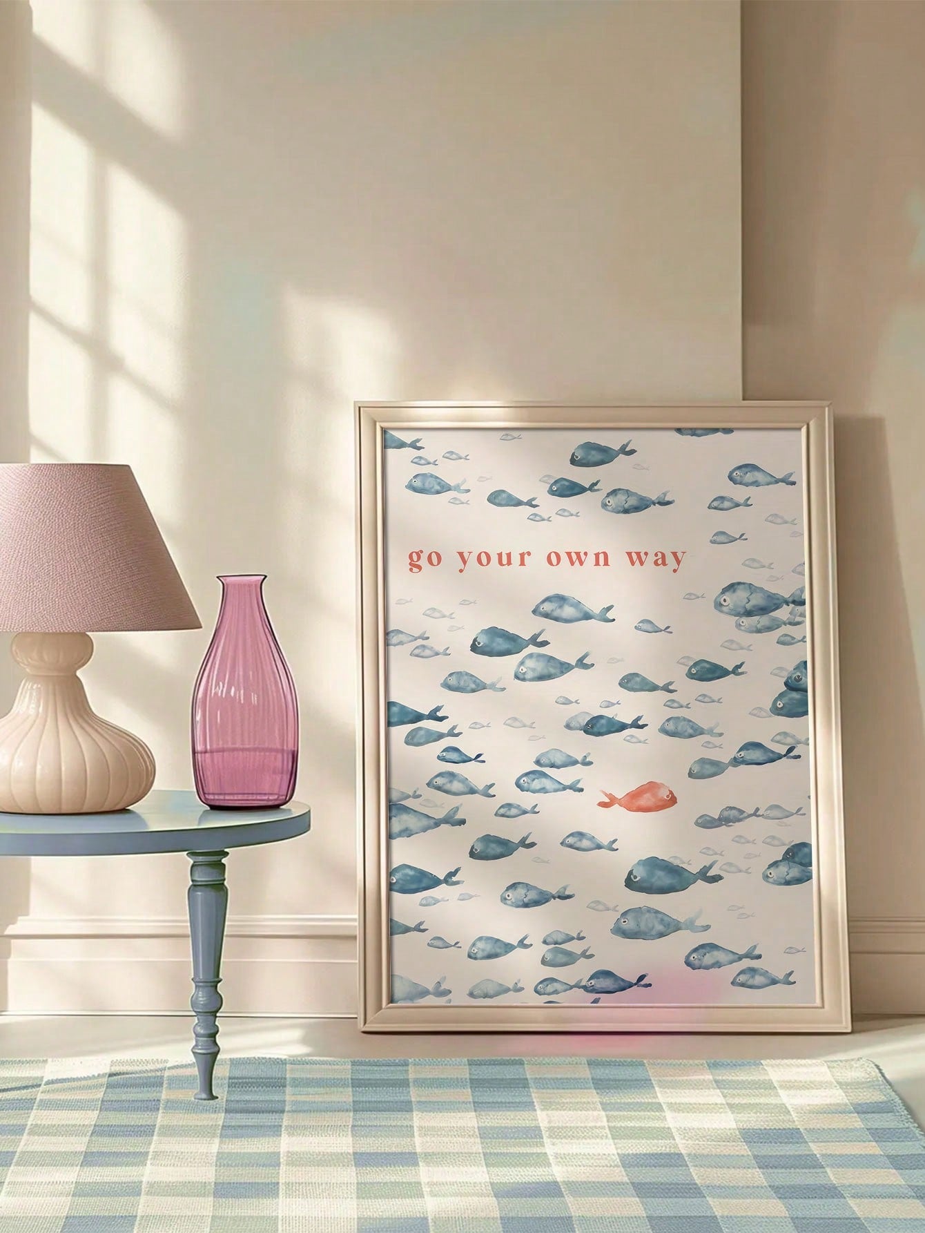 Add a touch of whimsy to your home with our 'Set Sail on Style' fish sailing ship canvas art poster. Perfect for any space, this modern home decor piece is sure to make a statement. Go your own way and embrace your unique style with this playful and quirky piece!