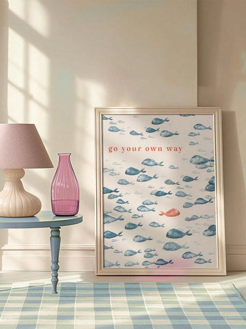 Add a touch of whimsy to your home with our 'Set Sail on Style' fish sailing ship canvas art poster. Perfect for any space, this modern home decor piece is sure to make a statement. Go your own way and embrace your unique style with this playful and quirky piece!