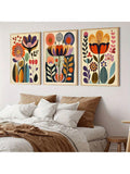 Transform your space with this playful set of 3 Scandinavian folk art floral prints! These bohemian-inspired Nordic designs add a pop of whimsy to any living room, study, or bedroom. Each print brings a touch of Scandi charm that'll make your walls smile – perfect for creating that cozy, creative vibe you've been dreaming about!