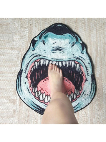 This Shark Attack Bathroom Mat is a practical and playful addition to your home. Featuring a non-slip design and machine washable material, it provides safety and convenience. Its unique shark attack design adds a fun touch to your bathroom decor. Experience the perfect combination of function and style with this mat.